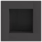vidaXL Φωτιά σε μπολ Μαύρο 60 x 60 x 30 cm Ατσάλι Σκληρυθέν στον Αέρα