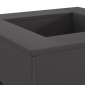 vidaXL Φωτιά σε μπολ Μαύρο 60 x 60 x 30 cm Ατσάλι Σκληρυθέν στον Αέρα