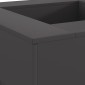 vidaXL Φωτιά σε μπολ Μαύρο 80 x 80 x 40 cm Ατσάλι Σκληρυθέν στον Αέρα