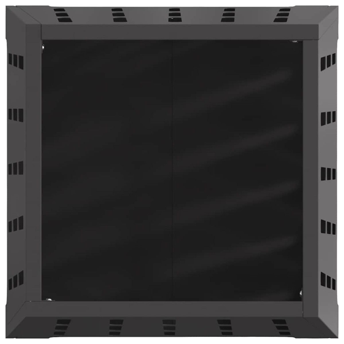 vidaXL Φωτιά Μπολ Μαύρο 50 x 50 x 70 cm Ατσάλι Σκληρυθέν στον Αέρα