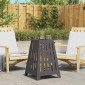 vidaXL Φωτιά Μπολ Μαύρο 50 x 50 x 70 cm Ατσάλι Σκληρυθέν στον Αέρα