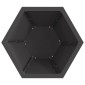vidaXL Φωτιά Μπολ Μαύρο 50 x 50 x 40 cm Ατσάλι Σκληρυθέν στον Αέρα