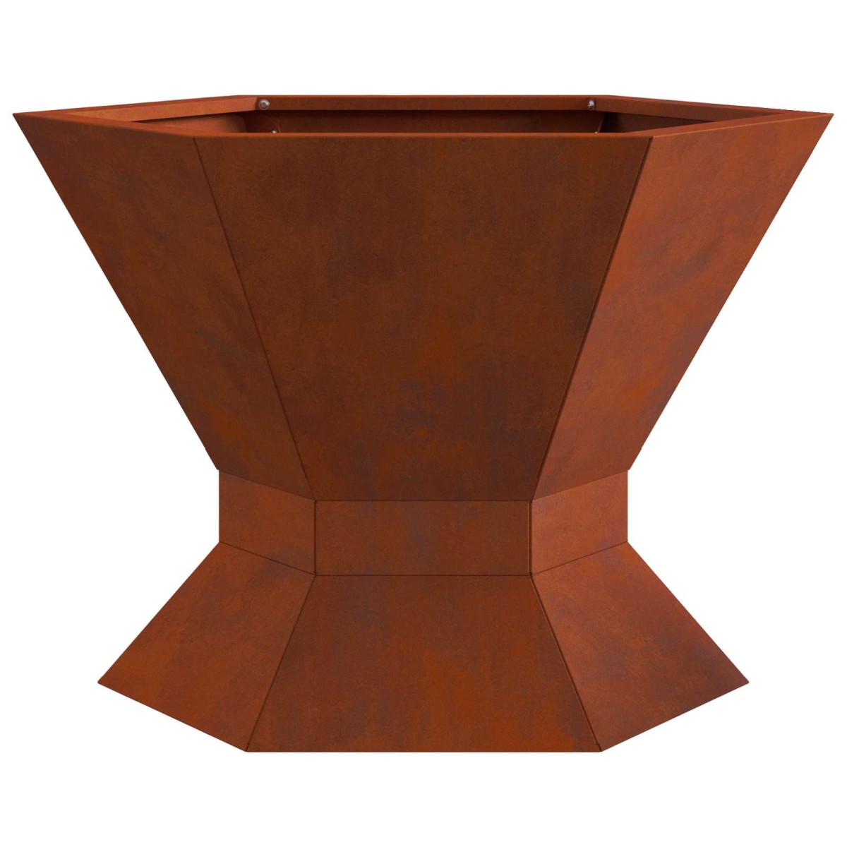 vidaXL Φωτιά Μπολ Σκ rusty 50 x 50 x 40 cm Ατσάλι Σκληρυθέν στον Αέρα