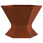 vidaXL Φωτιά Μπολ Σκ rusty 50 x 50 x 40 cm Ατσάλι Σκληρυθέν στον Αέρα