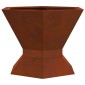 vidaXL Φωτιά Μπολ Σκ rusty 50 x 50 x 40 cm Ατσάλι Σκληρυθέν στον Αέρα