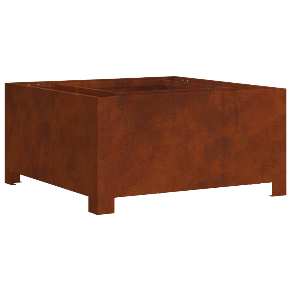 vidaXL Φωτιά Μπολ Σκ rusty 60 x 60 x 30 cm Ατσάλι Σκληρυθέν στον Αέρα