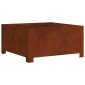 vidaXL Φωτιά Μπολ Σκ rusty 60 x 60 x 30 cm Ατσάλι Σκληρυθέν στον Αέρα