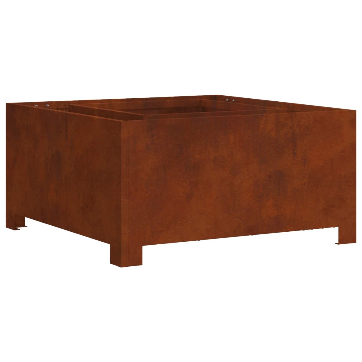vidaXL Φωτιά Μπολ Σκ rusty 80 x 80 x 40 cm Ατσάλι Σκληρυθέν στον Αέρα