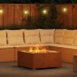 vidaXL Φωτιά Μπολ Σκ rusty 80 x 80 x 40 cm Ατσάλι Σκληρυθέν στον Αέρα