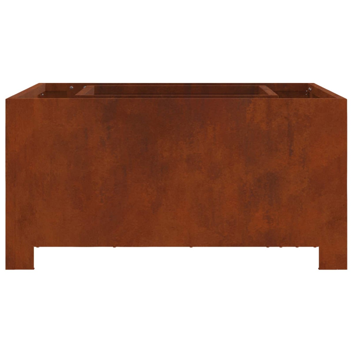 vidaXL Φωτιά Μπολ Σκ rusty 80 x 80 x 40 cm Ατσάλι Σκληρυθέν στον Αέρα