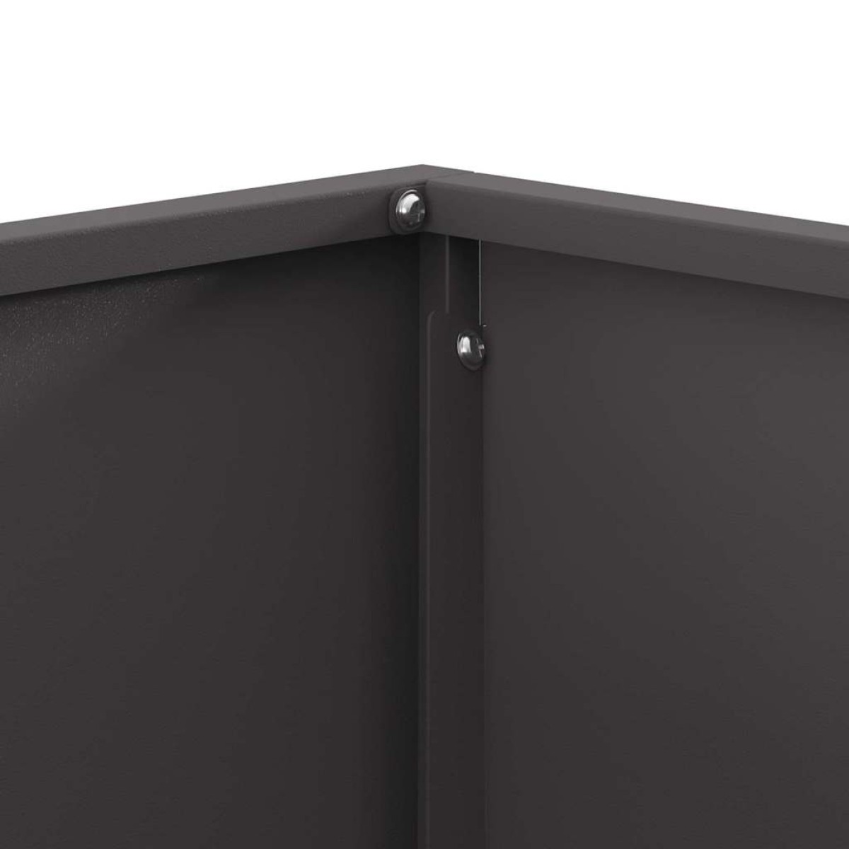 vidaXL Φωτιά Μπολ Μαύρο 60 x 60 x 30 cm Ατσάλι Σκληρυθέν στον Αέρα
