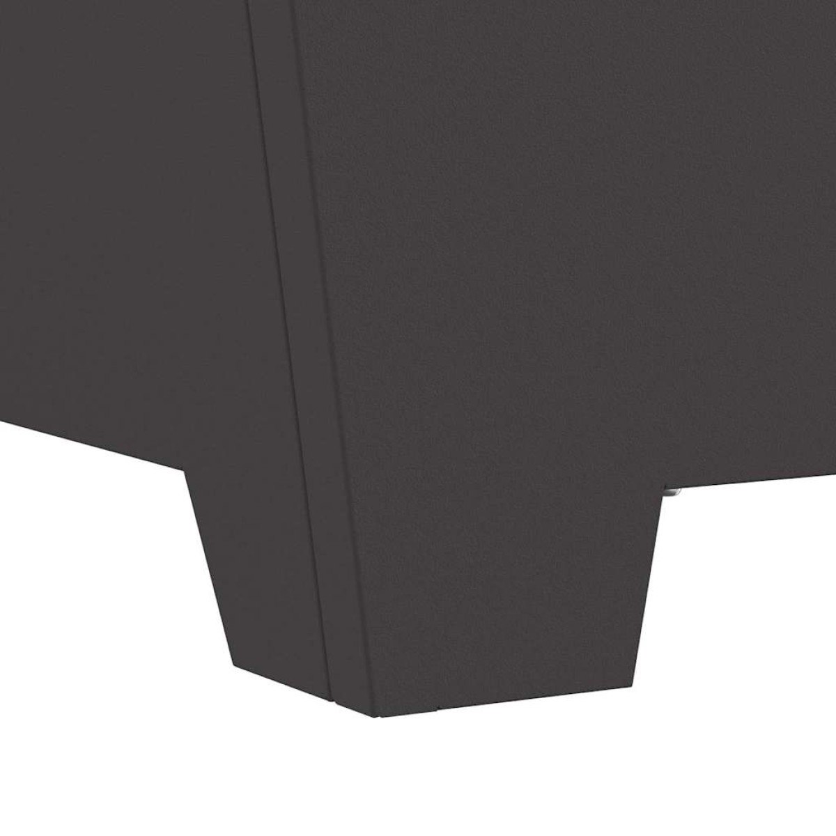 vidaXL Φωτιά Μπολ Μαύρο 80 x 80 x 40 cm Ατσάλι Σκληρυθέν στον Αέρα