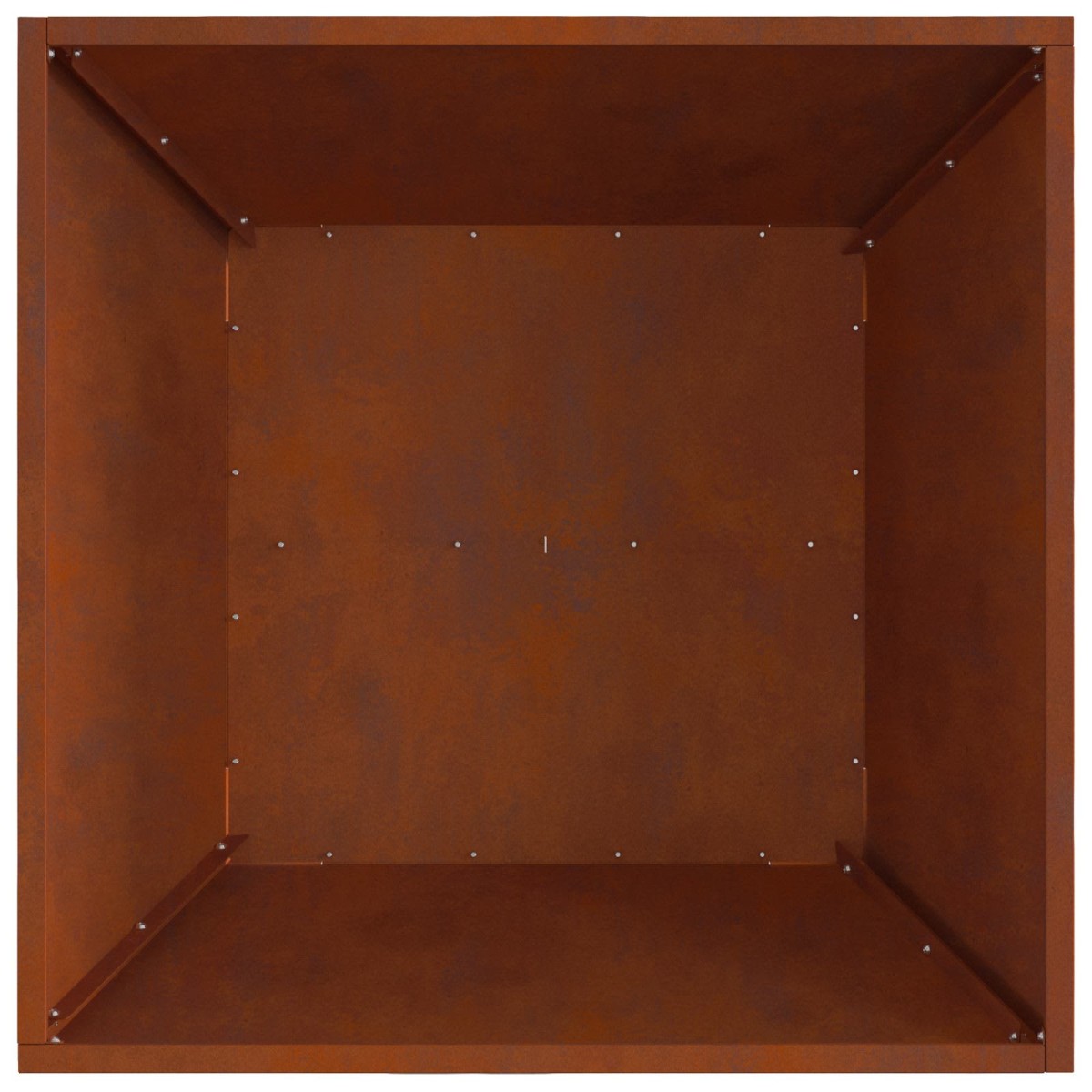 vidaXL Φωτιά Μπολ Σκ rusty 80 x 80 x 40 cm Ατσάλι Σκληρυθέν στον Αέρα