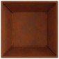vidaXL Φωτιά Μπολ Σκ rusty 80 x 80 x 40 cm Ατσάλι Σκληρυθέν στον Αέρα