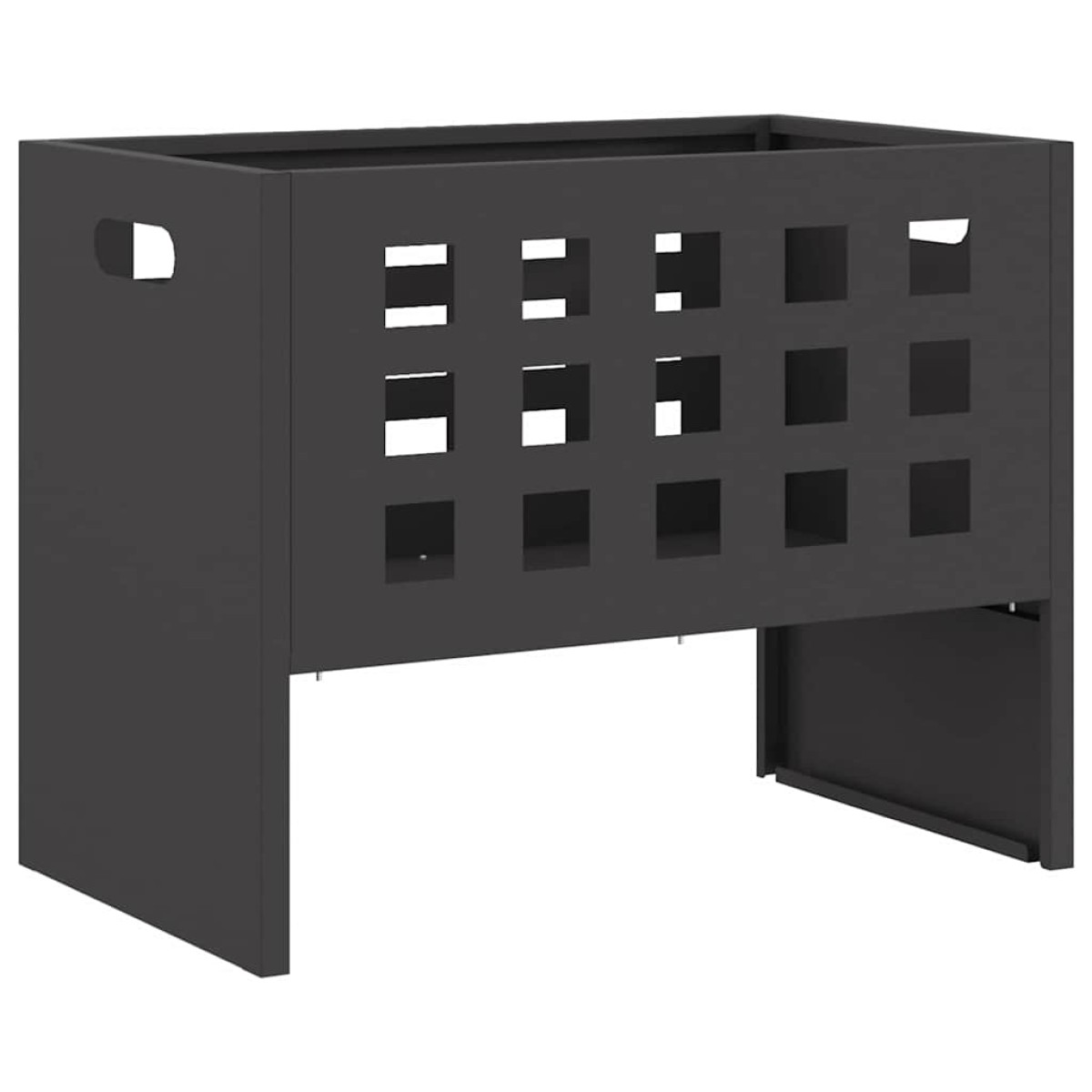 vidaXL Φωτιά Μπολ Μαύρο 50 x 30 x 40 εκ. Ατσάλι