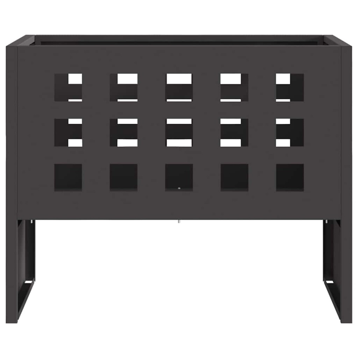 vidaXL Φωτιά Μπολ Μαύρο 50 x 30 x 40 εκ. Ατσάλι