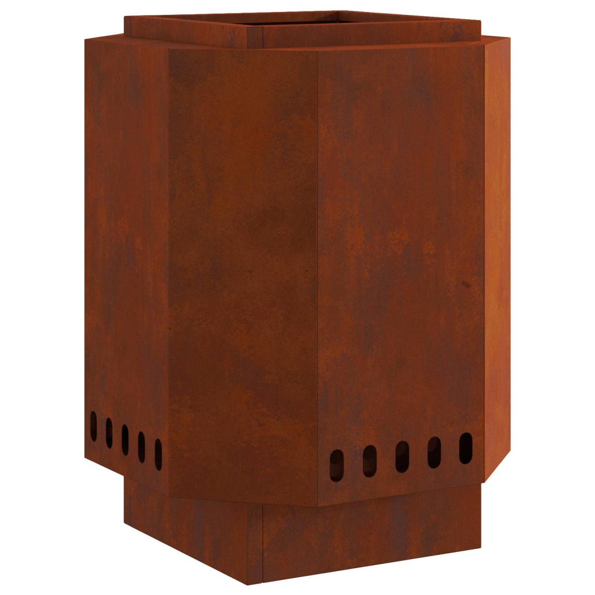 vidaXL Ατμόσφαιρα χωρίς καπνό Σκ rusty Ατσάλι Σκληρυθέν στον Αέρα