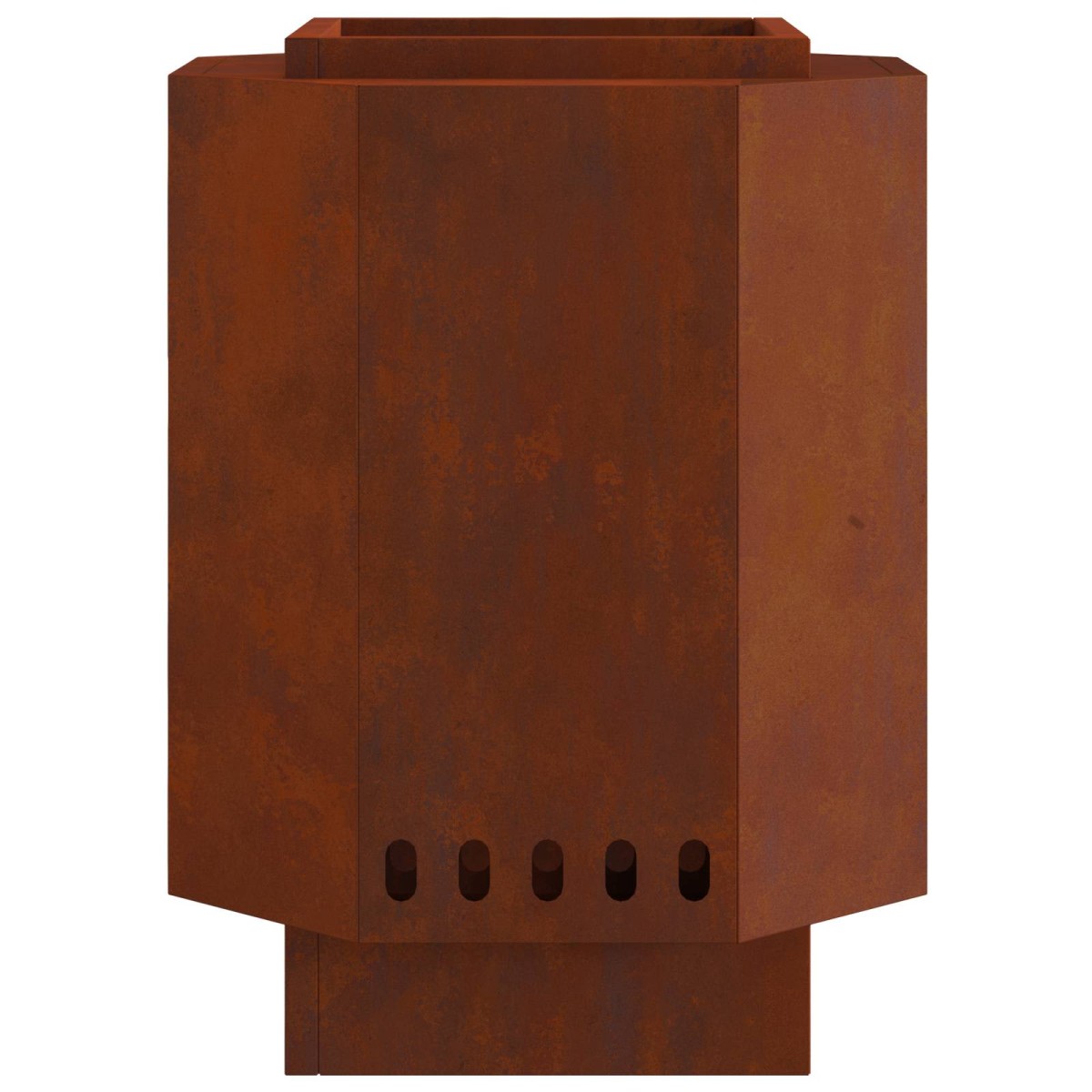 vidaXL Ατμόσφαιρα χωρίς καπνό Σκ rusty Ατσάλι Σκληρυθέν στον Αέρα
