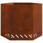 vidaXL Ατμόσφαιρα χωρίς καπνό Σκ rusty Ατσάλι Σκληρυθέν στον Αέρα