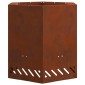 vidaXL Ατμόσφαιρα χωρίς καπνό Σκ rusty Ατσάλι Σκληρυθέν στον Αέρα