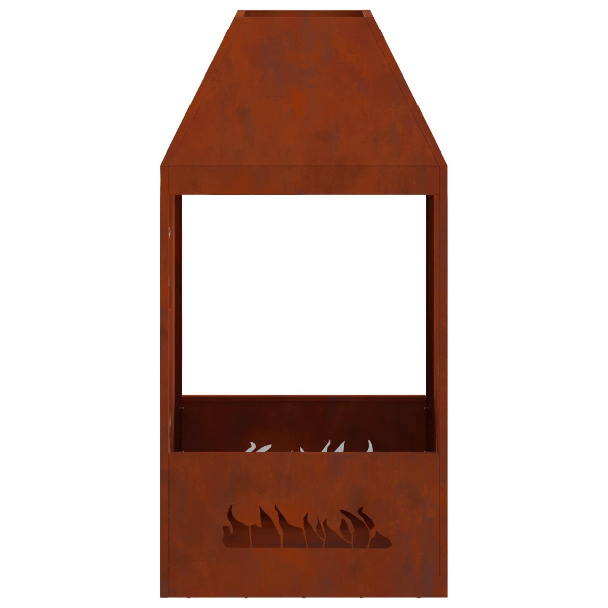 vidaXL Φωτιά σε μπολ Σκ rusty Ατσάλι Σκληρυθέν στον Αέρα