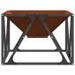 vidaXL Φωτιά Μπολ Σκ rusty 50 x 50 x 35 cm Ατσάλι Σκληρυθέν στον Αέρα