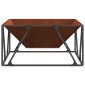 vidaXL Φωτιά Μπολ Σκ rusty 80 x 80 x 40 cm Ατσάλι Σκληρυθέν στον Αέρα