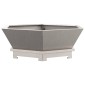 vidaXL Φωτιά Μπολ Σκ rusty 75 x 75 x 28 εκ. Ατσάλι Σκληρυθέν στον Αέρα