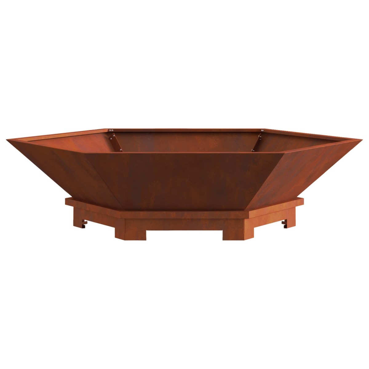 vidaXL Φωτιά Μπολ Σκ rusty Ατσάλι Σκληρυθέν στον Αέρα