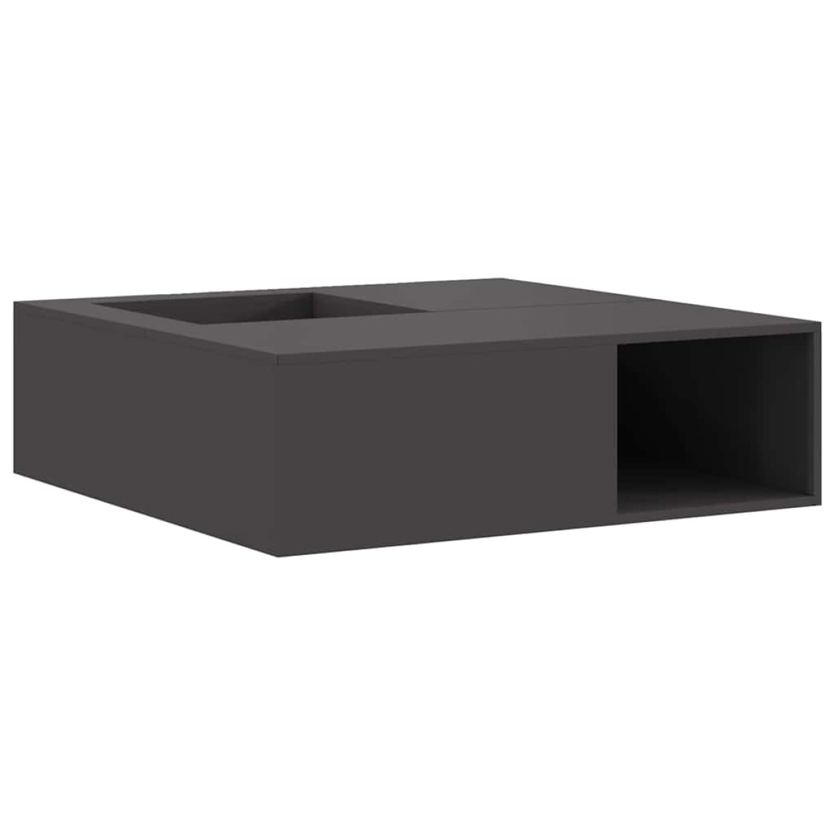 vidaXL Φωτιά Μαύρο 100 x 100 x 30 cm Ατσάλι Σκληρυθέν στον Αέρα