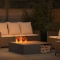 vidaXL Φωτιά Μαύρο 100 x 100 x 30 cm Ατσάλι Σκληρυθέν στον Αέρα