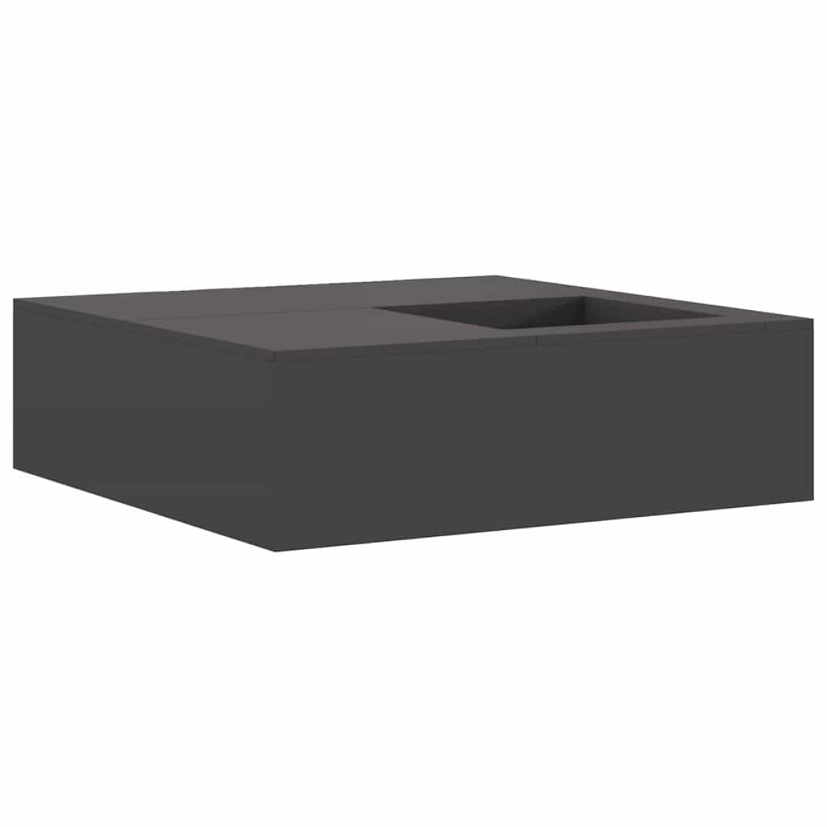 vidaXL Φωτιά Μαύρο 100 x 100 x 30 cm Ατσάλι Σκληρυθέν στον Αέρα