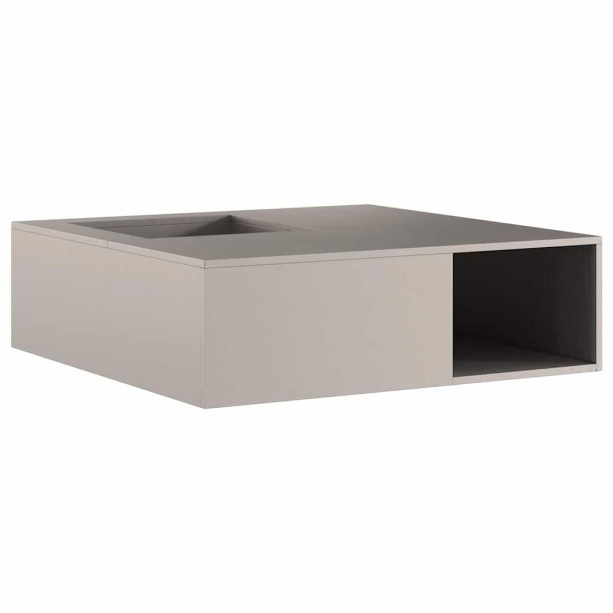 vidaXL Φωτιά Σκ rusty 100 x 100 x 30 cm Ατσάλι Σκληρυθέν στον Αέρα
