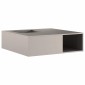 vidaXL Φωτιά Σκ rusty 100 x 100 x 30 cm Ατσάλι Σκληρυθέν στον Αέρα