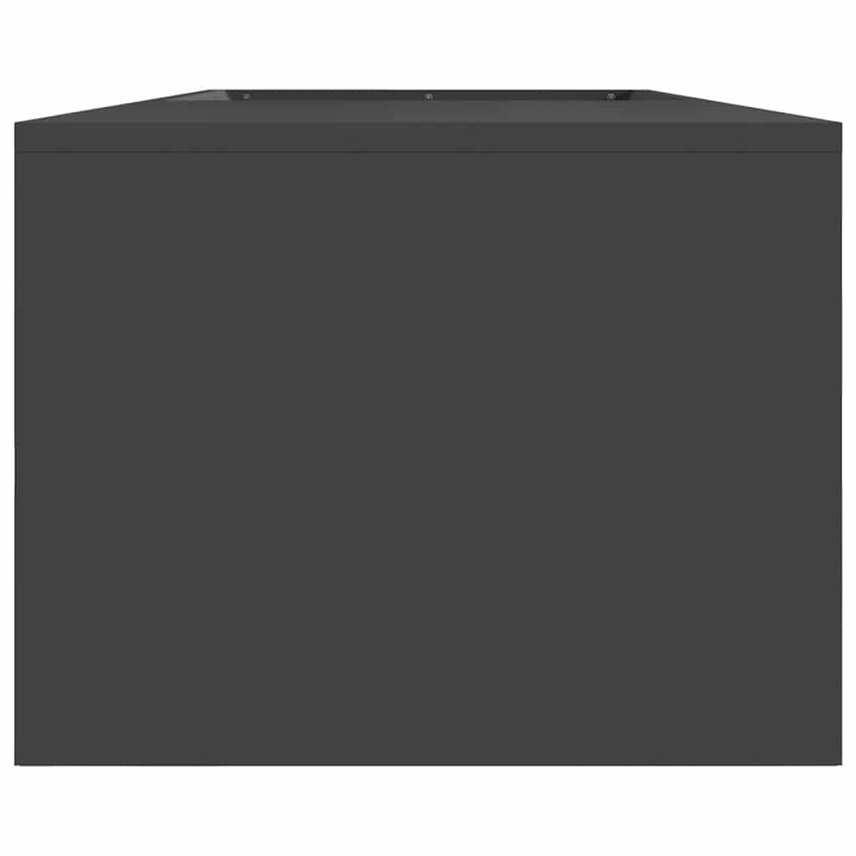 vidaXL Φωτιά Μπολ Μαύρο 160 x 45 x 35 εκ Ατσάλι Σκληρυθέν στον Αέρα