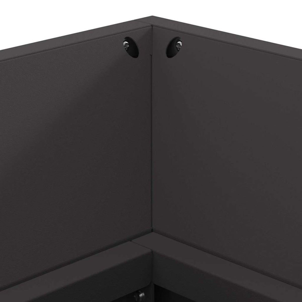 vidaXL Φωτιά Μπολ Μαύρο 160 x 45 x 35 εκ Ατσάλι Σκληρυθέν στον Αέρα