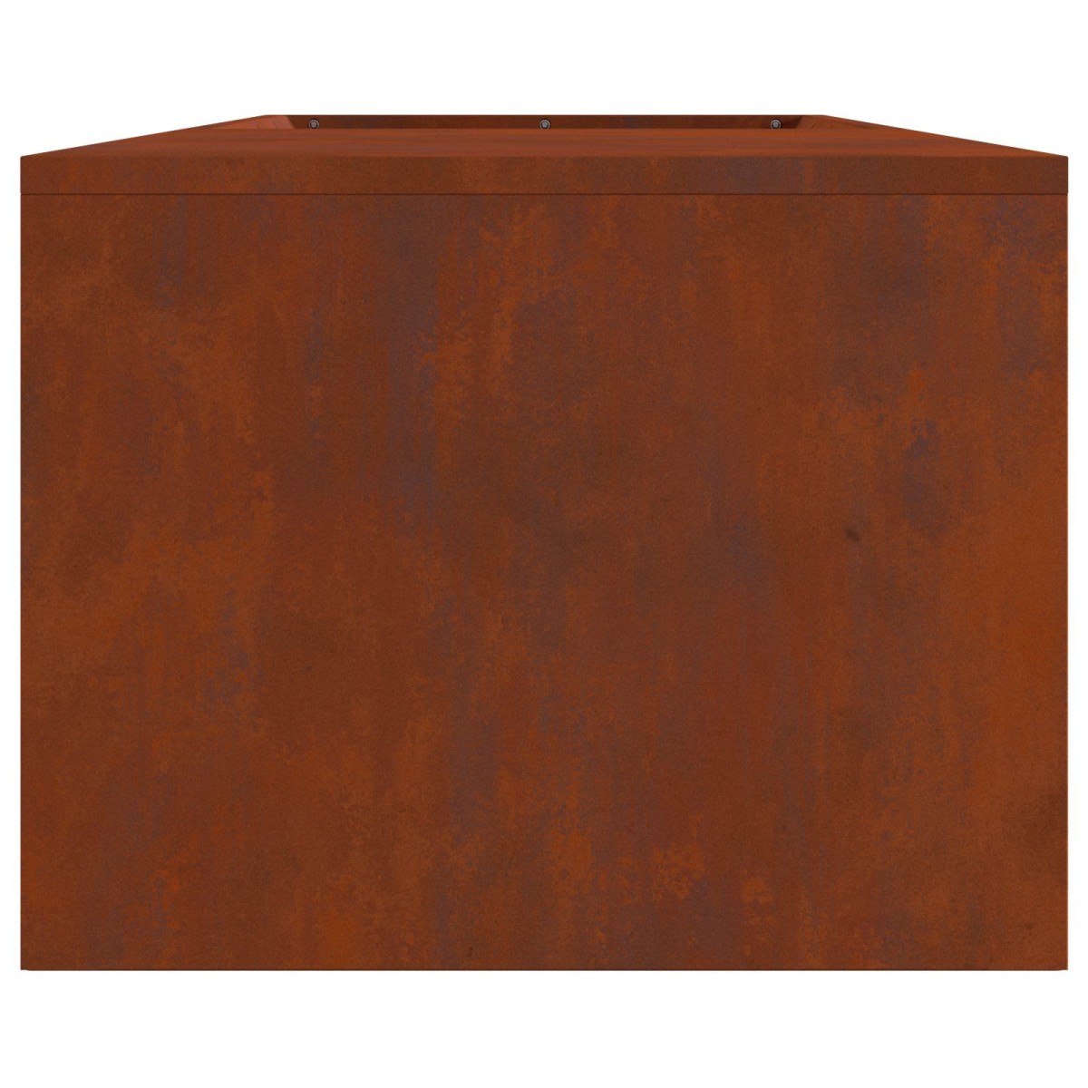 vidaXL Φωτιά Μπολ Σκ rusty 160 x 45 x 35 εκ Ατσάλι Σκληρυθέν στον Αέρα
