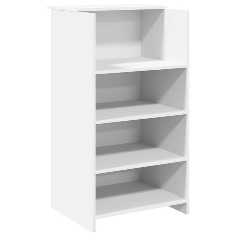 vidaXL Γραφείο Υποδοχής Λευκό 55x50x103,5 εκ. από Τεχνητό Ξύλο