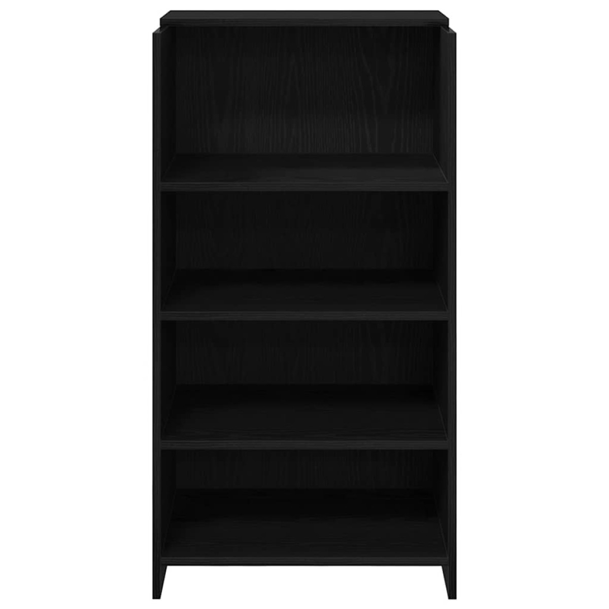 vidaXL Γραφείο υποδοχής Μαύρο 55x50x103,5 cm Κατασκευασμένο ξύλο