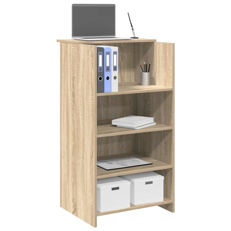 vidaXL Γραφείο Υποδοχής από Ξύλο Sonoma Δρυς 55x50x103,5 εκ. από Τεχνητό Ξύλο