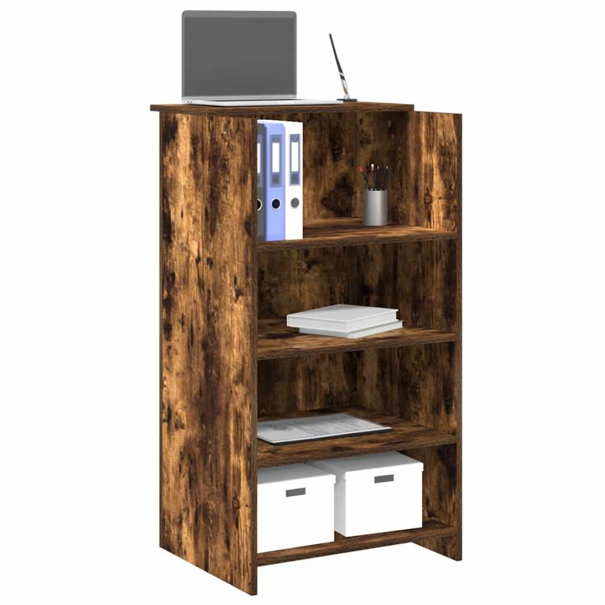 vidaXL Γραφείο υποδοχής 55x50x103,5 εκ. Επεξεργασμένο Ξύλο