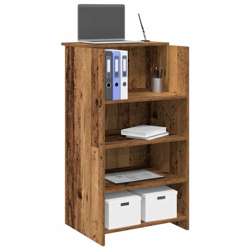 vidaXL Γραφείο υποδοχής Παλιό Ξύλο 55x50x103,5 εκ. Επεξεργασμένο Ξύλο