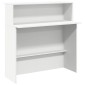 vidaXL Γραφείο Υποδοχής Λευκό 100x50x103,5 εκ. από Τεχνητό Ξύλο