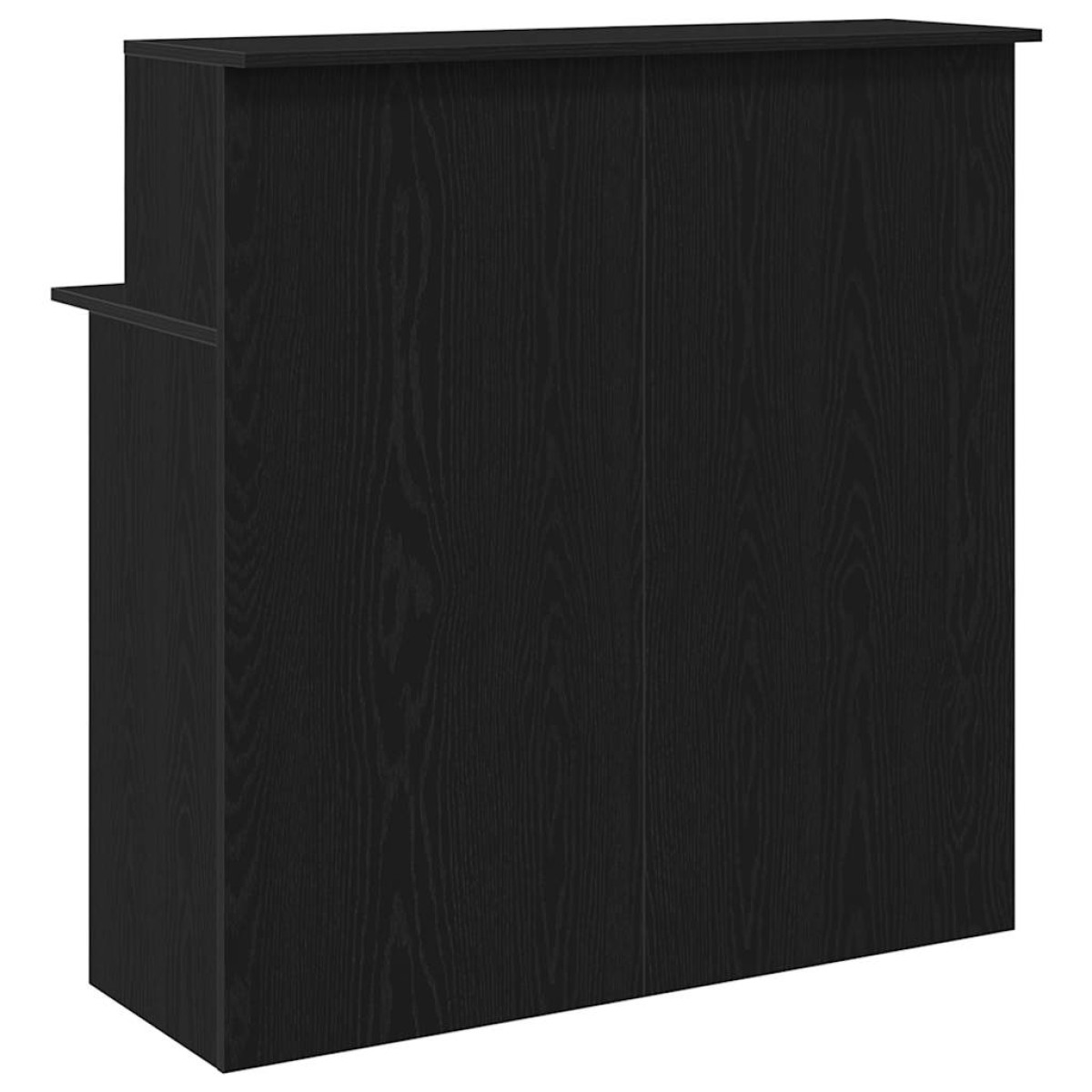 vidaXL Γραφείο υποδοχής Μαύρο 100x50x103,5 cm Κατασκευασμένο ξύλο