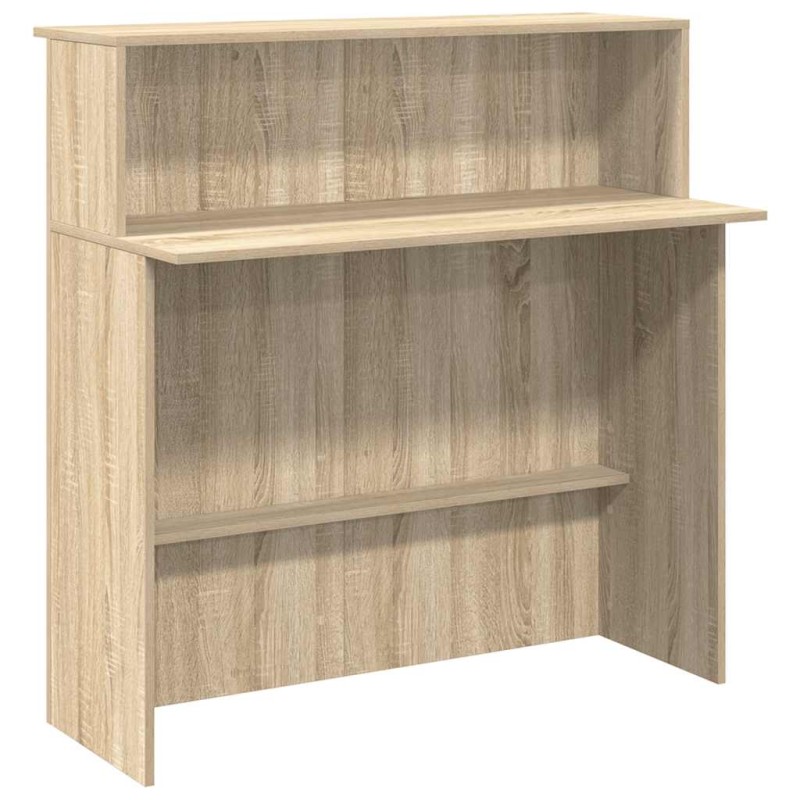 vidaXL Γραφείο Υποδοχής από Ξύλο Sonoma Δρυς 100x50x103,5 εκ. από Τεχνητό Ξύλο