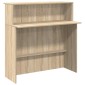 vidaXL Γραφείο Υποδοχής από Ξύλο Sonoma Δρυς 100x50x103,5 εκ. από Τεχνητό Ξύλο