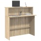 vidaXL Γραφείο Υποδοχής από Ξύλο Sonoma Δρυς 100x50x103,5 εκ. από Τεχνητό Ξύλο
