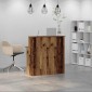 vidaXL Γραφείο υποδοχής Παλιό Ξύλο 100x50x103,5 εκ. Επεξεργασμένο Ξύλο