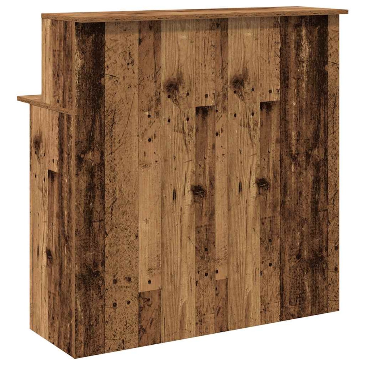 vidaXL Γραφείο υποδοχής Παλιό Ξύλο 100x50x103,5 εκ. Επεξεργασμένο Ξύλο