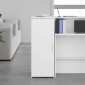 vidaXL Ντουλάπι Αποθήκευσης Λευκό 40x45x103,5 εκ. από Τεχνητό Ξύλο